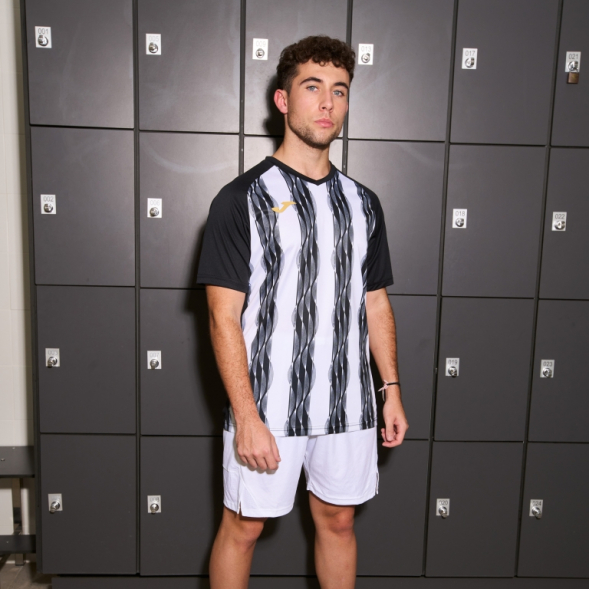 CAMISETA MANGA CORTA INTER V NEGRO BLANCO