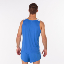 Майка на бретельках RECORD II Синий-белый