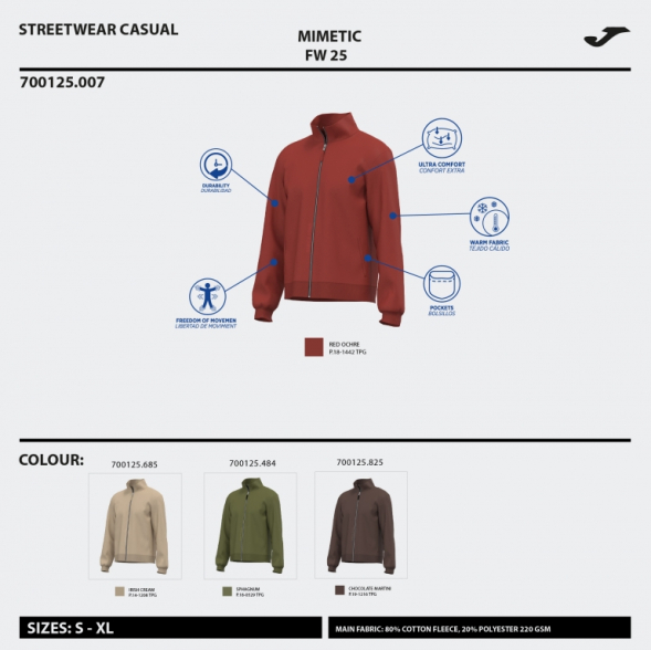 CHAQUETA MIMETIC BEIGE