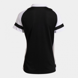 POLO MANGA CORTA LIDER NEGRO BLANCO