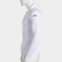 CHAQUETA CON CAPUCHA R-TRAIL NATURE BLANCO
