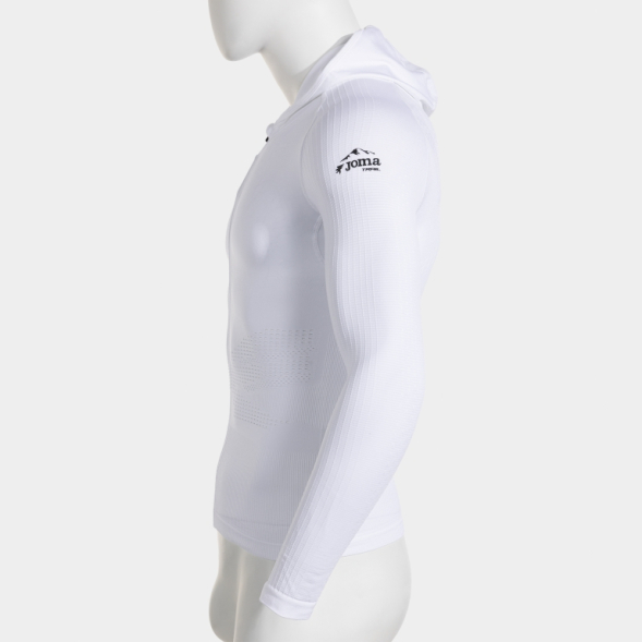 CHAQUETA CON CAPUCHA R-TRAIL NATURE BLANCO