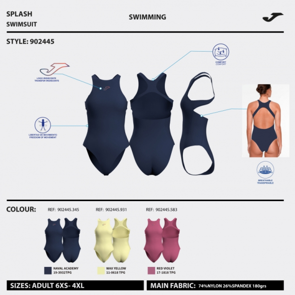 BAÑADOR SPLASH VIOLETA