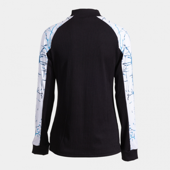 SUDADERA ELITE IX NEGRO BLANCO