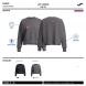 SUDADERA STEP GRIS