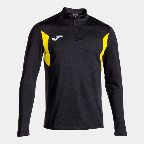 SUDADERA WINNER III NEGRO AMARILLO