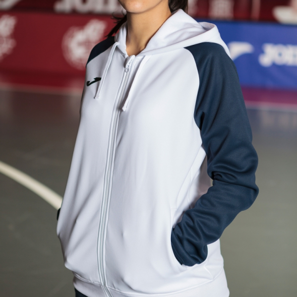 Джемпер с капюшоном ACADEMY IV Белый-темно синий