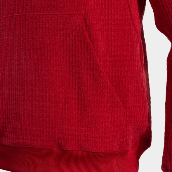 SUDADERA CON CAPUCHA INDOOR-GYM CORAL FLÚOR