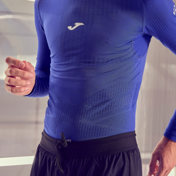 CAMISETA MANGA LARGA EXPLORER AZUL