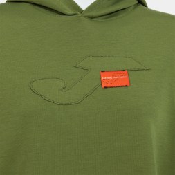 SUDADERA CON CAPUCHA STEP VERDE