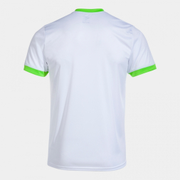 CAMISETA MANGA CORTA COURT BLANCO VERDE FLÚOR