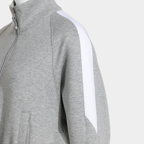 CHAQUETA CORE GRIS MELANGE