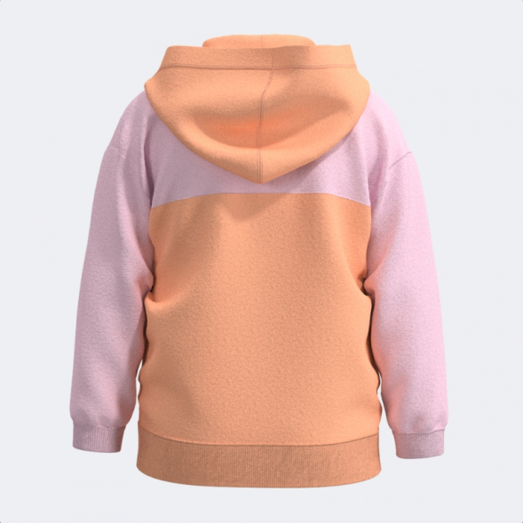 SUDADERA CON CAPUCHA PARK NARANJA ROSA