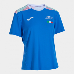 CAMISETA MANGA CORTA MUJER 2ª FED. ITALIA TENIS Y PADEL