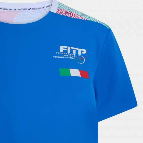 CAMISETA MANGA CORTA MUJER 2ª FED. ITALIA TENIS Y PADEL