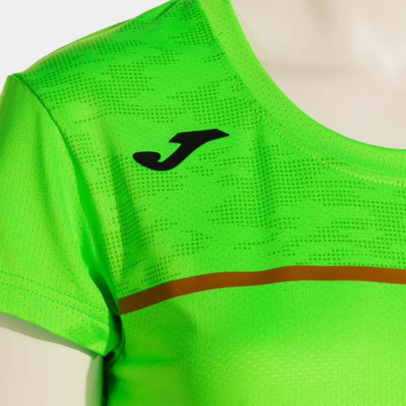 CAMISETA MANGA CORTA RECORD III VERDE FLÚOR