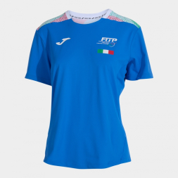CAMISETA MANGA CORTA MUJER 2ª OPC. B FED. ITALIA TENIS Y PAD