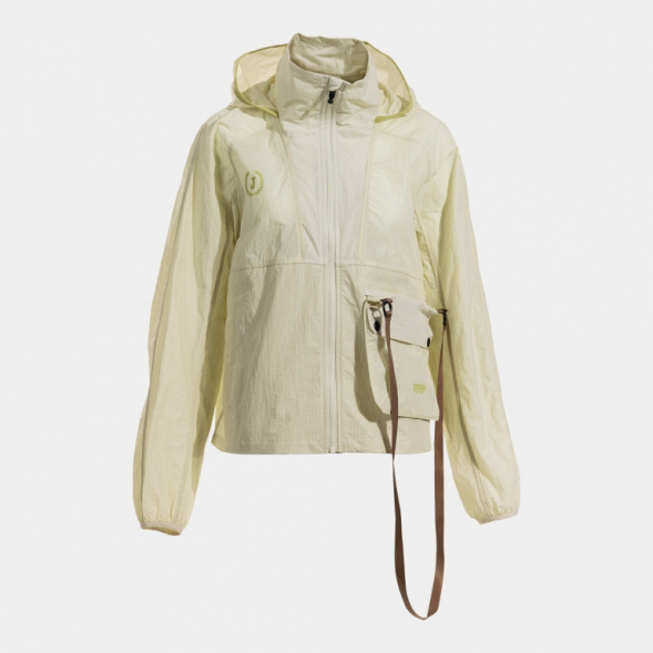 CHAQUETA CON CAPUCHA MIMETIC BEIGE