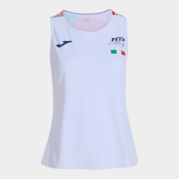 CAMISETA SIN MANGAS MUJER 1ª FED. ITALIA TENIS Y PADEL