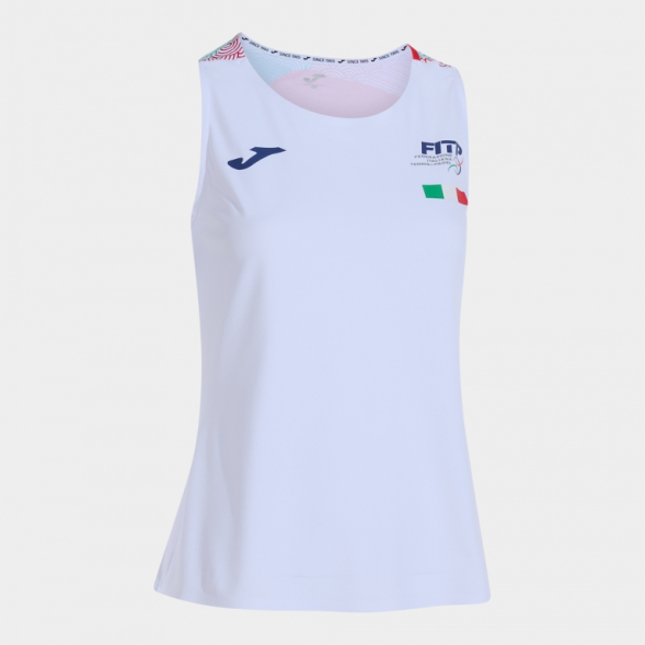 CAMISETA SIN MANGAS MUJER 1ª FED. ITALIA TENIS Y PADEL