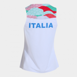 CAMISETA SIN MANGAS MUJER 1ª FED. ITALIA TENIS Y PADEL