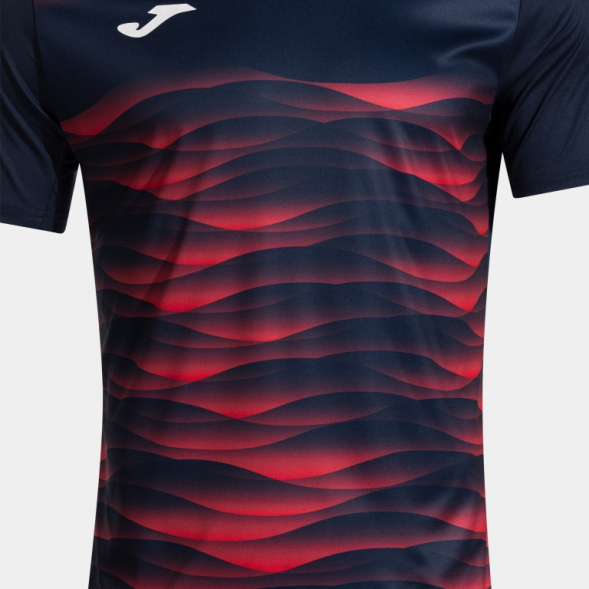CAMISETA MANGA CORTA TIGER VII DARK NAVY ROJO