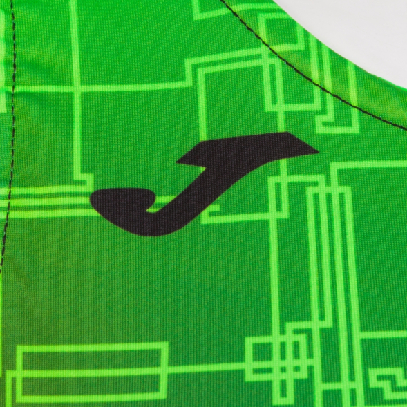 Топ ELITE VIII Черный-зеленый