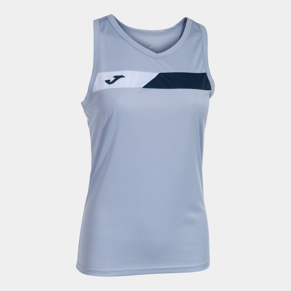 CAMISETA SIN MANGAS COURT CELESTE MARINO