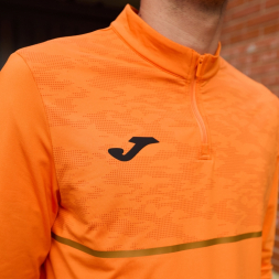 SUDADERA RECORD III NARANJA