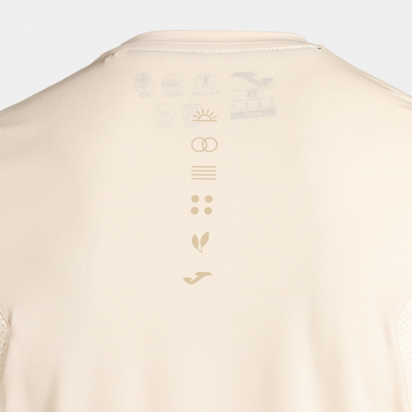 CAMISETA MANGA CORTA INDOOR GYM BEIGE