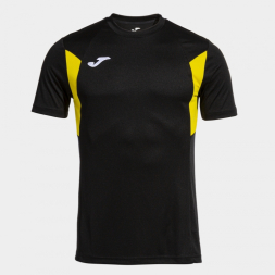 CAMISETA MANGA CORTA WINNER III NEGRO AMARILLO