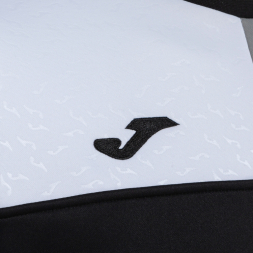 SUDADERA CREW V NEGRO GRIS