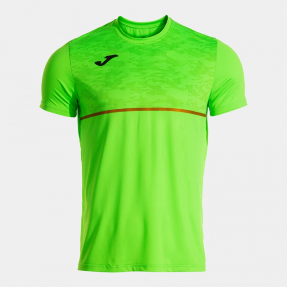 CAMISETA MANGA CORTA RECORD III VERDE FLÚOR