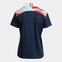 POLO MANGA CORTA MUJER 3ª OPC. B FED. ITALIA TENIS Y PADEL