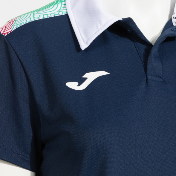 POLO MANGA CORTA MUJER 3ª OPC. B FED. ITALIA TENIS Y PADEL