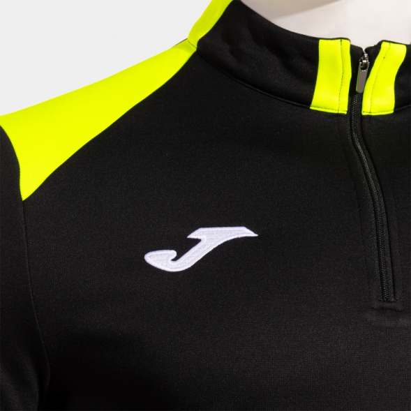 SUDADERA DANUBIO NEGRO AMARILLO FLUOR