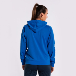 CHAQUETA CON CAPUCHA ECO SUPERNOVA ROYAL BLANCO