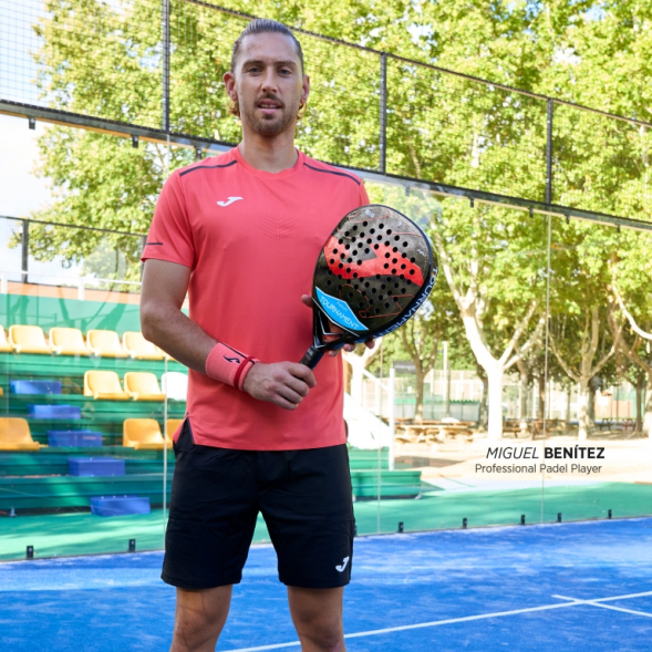 PALA DE PÁDEL TOURNAMENT FLEX NEGRO ROJO