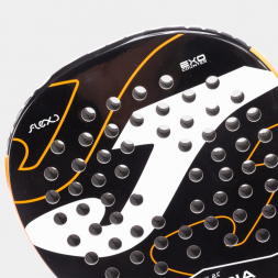 PALA DE PÁDEL VALKIRIA FLEX NEGRO NARANJA FLUOR