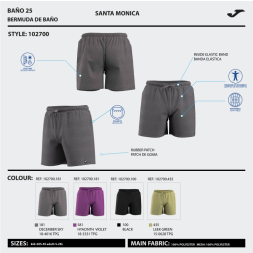 BERMUDA DE BAÑO STRIPE ANTRACITA