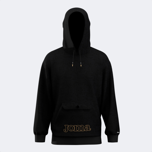 SUDADERA CON CAPUCHA U-TRIBE NEGRO