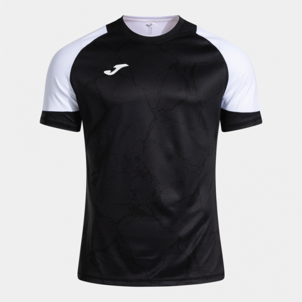 CAMISETA MANGA CORTA HISPA V NEGRO BLANCO
