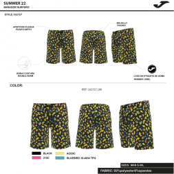 BERMUDA DE BAÑO PARTY NEGRO