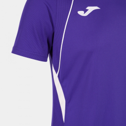 CAMISETA MANGA CORTA CHAMPIONSHIP VII MORADO BLANCO