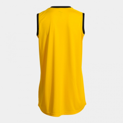 CAMISETA SIN MANGAS CANCHA AMARILLO NEGRO