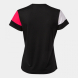CAMISETA MANGA CORTA CREW V NEGRO ROSA