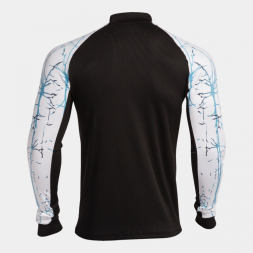 SUDADERA ELITE IX NEGRO BLANCO