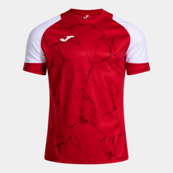 CAMISETA MANGA CORTA HISPA V ROJO BLANCO