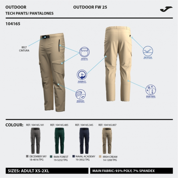 PANTALÓN LARGO EXPLORER BEIGE