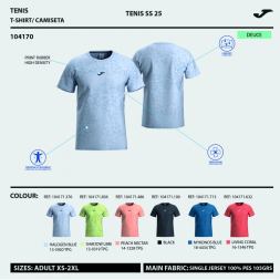 CAMISETA MANGA CORTA CHALLENGE AZUL